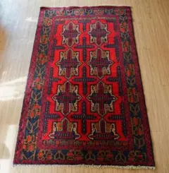 111×77cm パキスタン手織り絨毯 11/22 - メルカリ