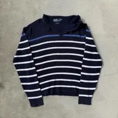 90's Ralph Lauren ボーダーニット　US NAVY