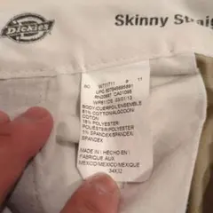 Dickies スキニーストレートパンツ 34x32 ベージュ