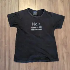 COMME CA ISM 黒 Tシャツ 120A