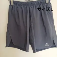 Reebok トレーニングショーツ グレー ポリエステル100%