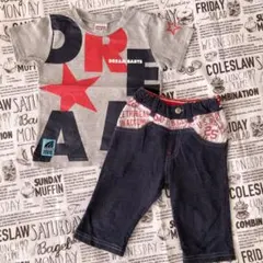 【値下げしました！】キッズ 男の子 Tシャツ&ハーフパンツ セット 100サイズ