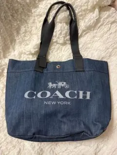 COACH デニム トートバッグ