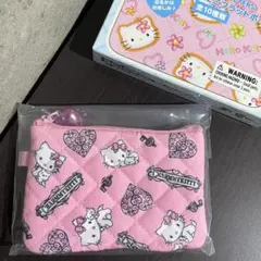 【新品未使用】サンリオ　シークレットミニフラットポーチ　チャーミーキティ
