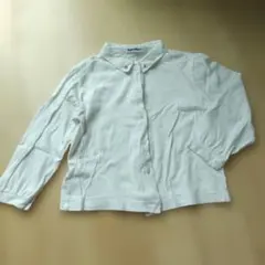 familiar 長袖シャツ ホワイト 110cm
