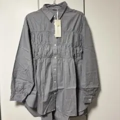 sm2rhythm ストライプギャザーチュニック