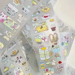 キスカットテープおすそ分け/マスキングテープ（ダイカット) コラージュ　韓国風