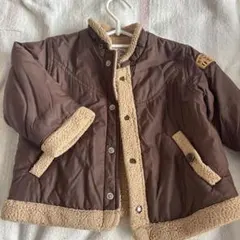 ミキハウス ボアアウター 80 ブラウン