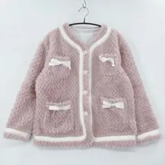 hanlufei フェイクファージャケット ピンク 未使用品