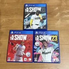 PS4 MLB THESHOW 21 22 23ソフト（3点セット）