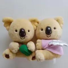 コアラのマーチ ぬいぐるみ 2体セット　平成レトロ　当時もの　希少のサムネイル