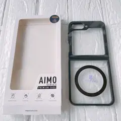 Galaxy Z Flip 6用ケース クリア　ブラック