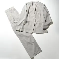 グリーンレーベルリラクシング カチリラ パンツスーツ セットアップ 40/42