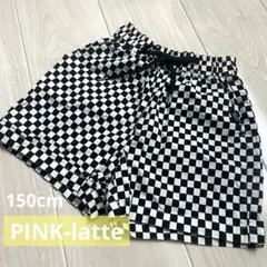 PINK LATTE チェック柄ハーフパンツ