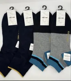 ★新品★ コムサメン COMME CA MEN メンズソックス 4足セット 22