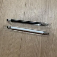 Bopomofo タッチペン 2本セット（ブラック／ホワイト）スタイラスペン