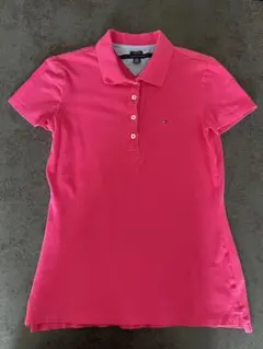 TOMMY HILFIGER ピンク ポロシャツ XS