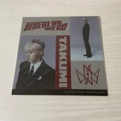 JO1 川西拓実 WHERE DO WE GO ステッカー