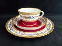 WEDGWOOD ユーランダー パウダー ルビー ブルー トリオ ペア6点セット