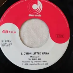 The Guess Who　 カモン・リトル・ママ　EP　レコード