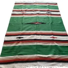 【新品】メキシカンラグ　オルテガ柄　ネイティブ柄　アジアン　145×210