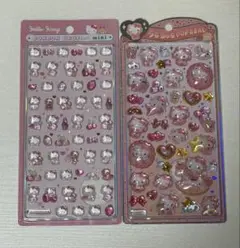 [国内正規品]ボンボンドロップシールミニ＆うるちゅる/ハローキティセット