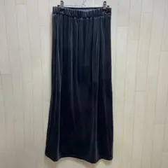 【select MOCA】ベロアIラインロングスカート【by SON】