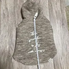 犬服 フード付き M ベージュ