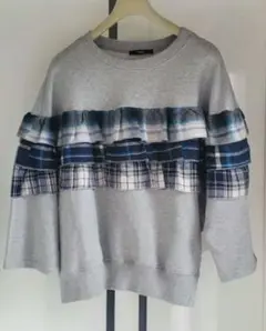 DIESEL チェックフリルスウェット niko and… チャオパニック