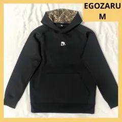 EGOZARUエゴザルエンブレムオーバーサイズパーカーМブラック美品黒 EGOZARUエゴザルエンブレムオーバーサイズパーカーМブラック美品黒