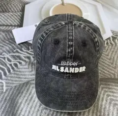 ☆大人気☆JIL SANDER ウォッシュド デニムベースボールキャップ
