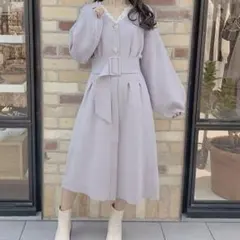 AnMille ビジュータックニットワンピース