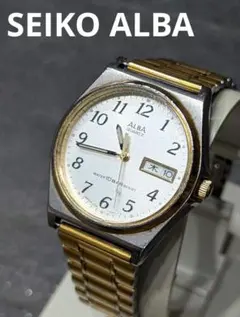 稼働品　SEIKO ALBA　セイコー アルバ 　腕時計　ゴールド