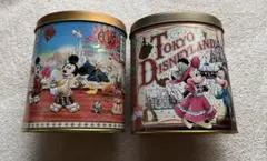 東京ディズニーシー・ランド チョコレートクランチ缶　2点セット