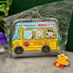 未開封 スヌーピー がま口財布 コインケース おまけ ポパイ ピンバッジ セット