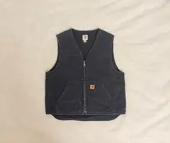 Carhartt V26 BLK 山田蓮キャンバスベスト 裏地付きLフルジップ Carhartt V26 BLK 山田蓮キャンバスベスト 裏地付きLフルジップ - メルカリ