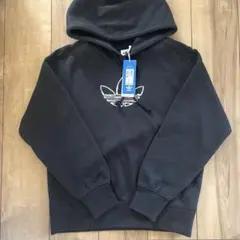 adidas ブラック フードパーカー　M