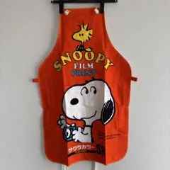 【レトロ品】SNOOPY FILM PRINT エプロン