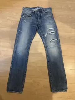 HYSTERIC GLAMOUR セルビッチ スタッズデニム ダメージ加工　32