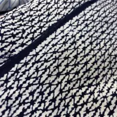 メンズ浴衣　ほどき　一着分　藍染浴衣　総柄　ハンドメイド