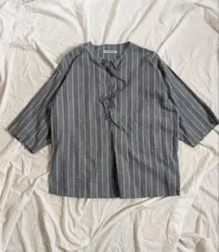 極美品 ズッカ 23SS シャンブレーシャツ チャイナボタン 洗える - メルカリ