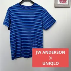 美品・JW ANDERSON ✕UNIQLO コラボ ストライプ Tシャツ S