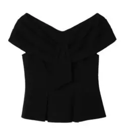 Her lip to Lily Shawl Peplum Top Sサイズ - メルカリ