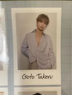 INI写真集　応募券付　タワレコステッカー後藤威尊