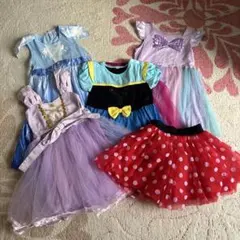 プリンセス　ドレスセット　ハロウィン　ディズニー