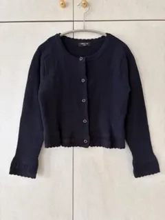 コムサイズム カーディガン ボレロ ネイビー 150