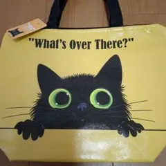 ネコ柄 保冷・保温バッグ エコバッグ トートバッグ クーラー 黒猫