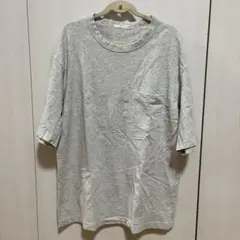 【GU】メンズ　グレーTシャツ　Mサイズ