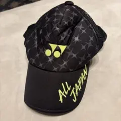 YONEX ヨネックス ALL JAPAN キャップ ブラック - メルカリ
