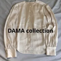 DAMA collection ノーカラーブラウス　トップス 長袖　通年のサムネイル